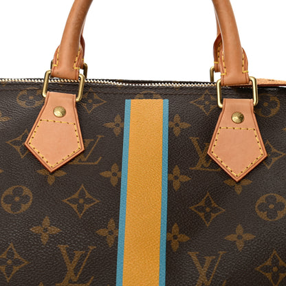 Louis Vuitton Monogram My LV Heritage Speedy 30 Yellow Blue Clair 7 of 10