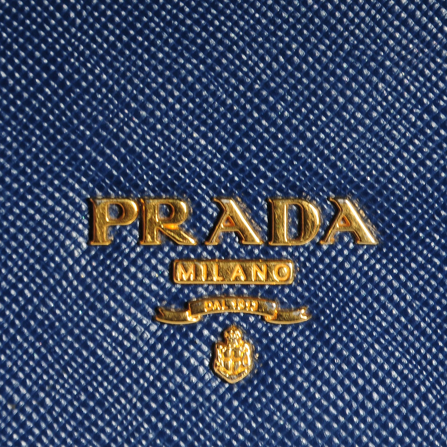 Saffiano Metal Continental Flap Wallet Cobalto