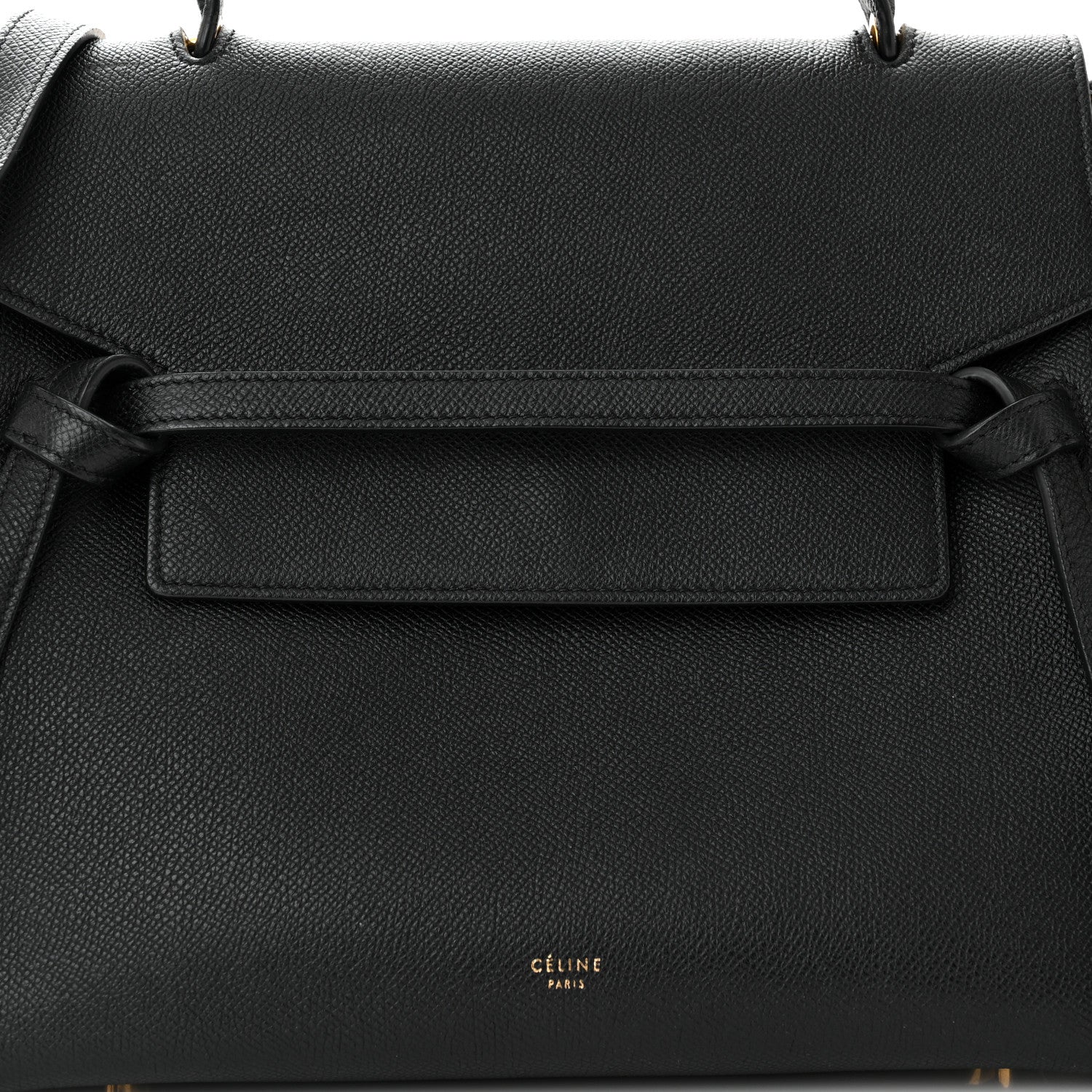 Celine Grained Calfskin Small Belt Bag Black 8 of 11