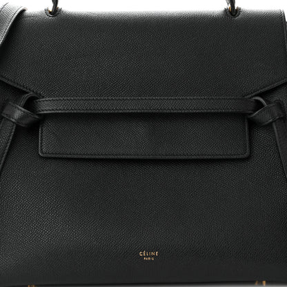 Celine Grained Calfskin Small Belt Bag Black 8 of 11