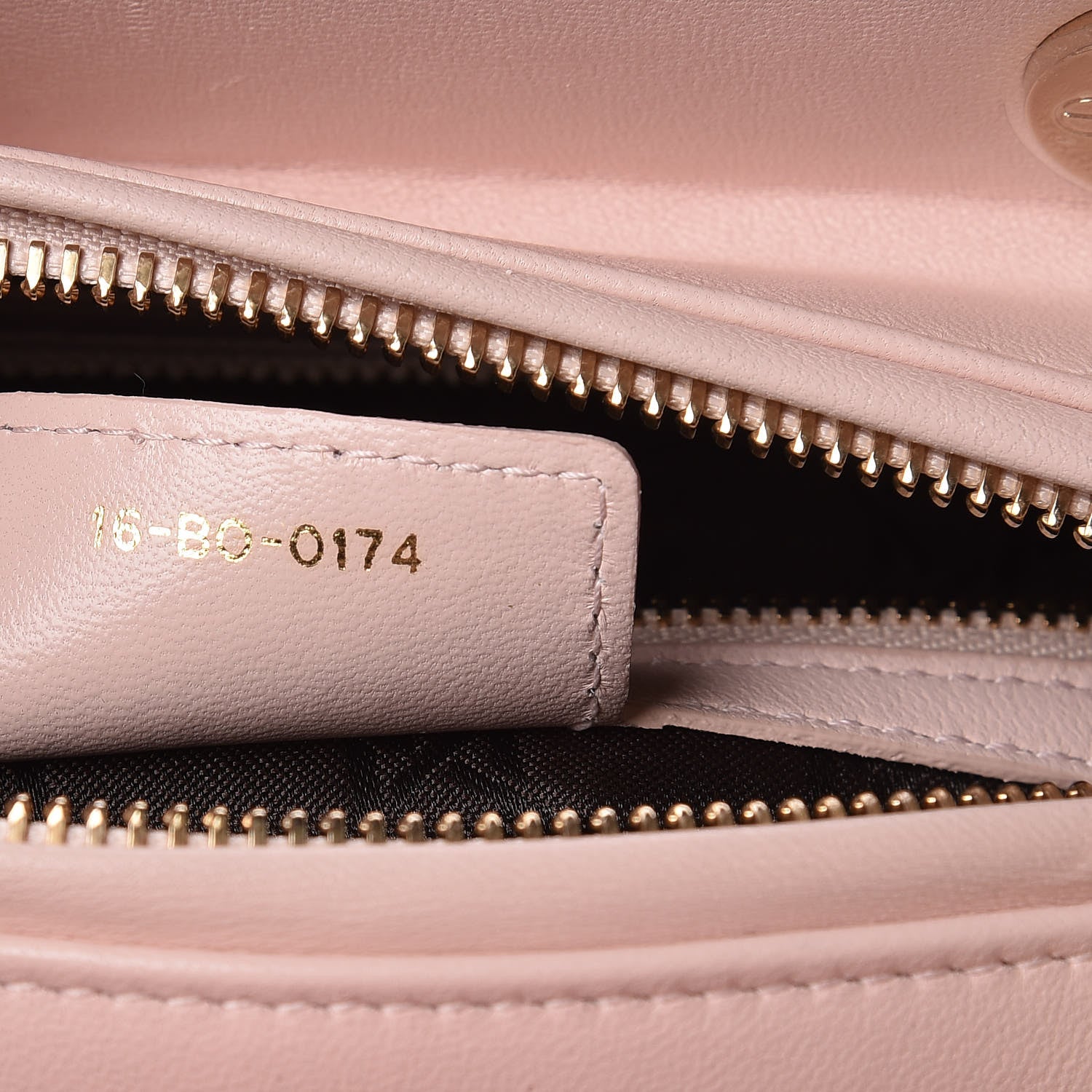 Christian Dior Lambskin Cannage Medium Lady Dior Light Pink 9 of 10