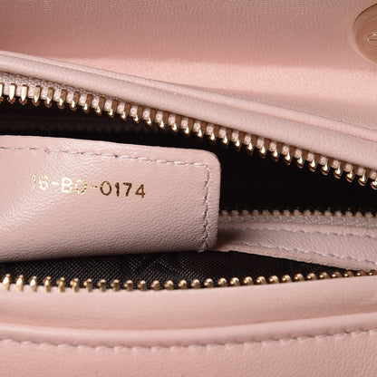 Christian Dior Lambskin Cannage Medium Lady Dior Light Pink 9 of 10