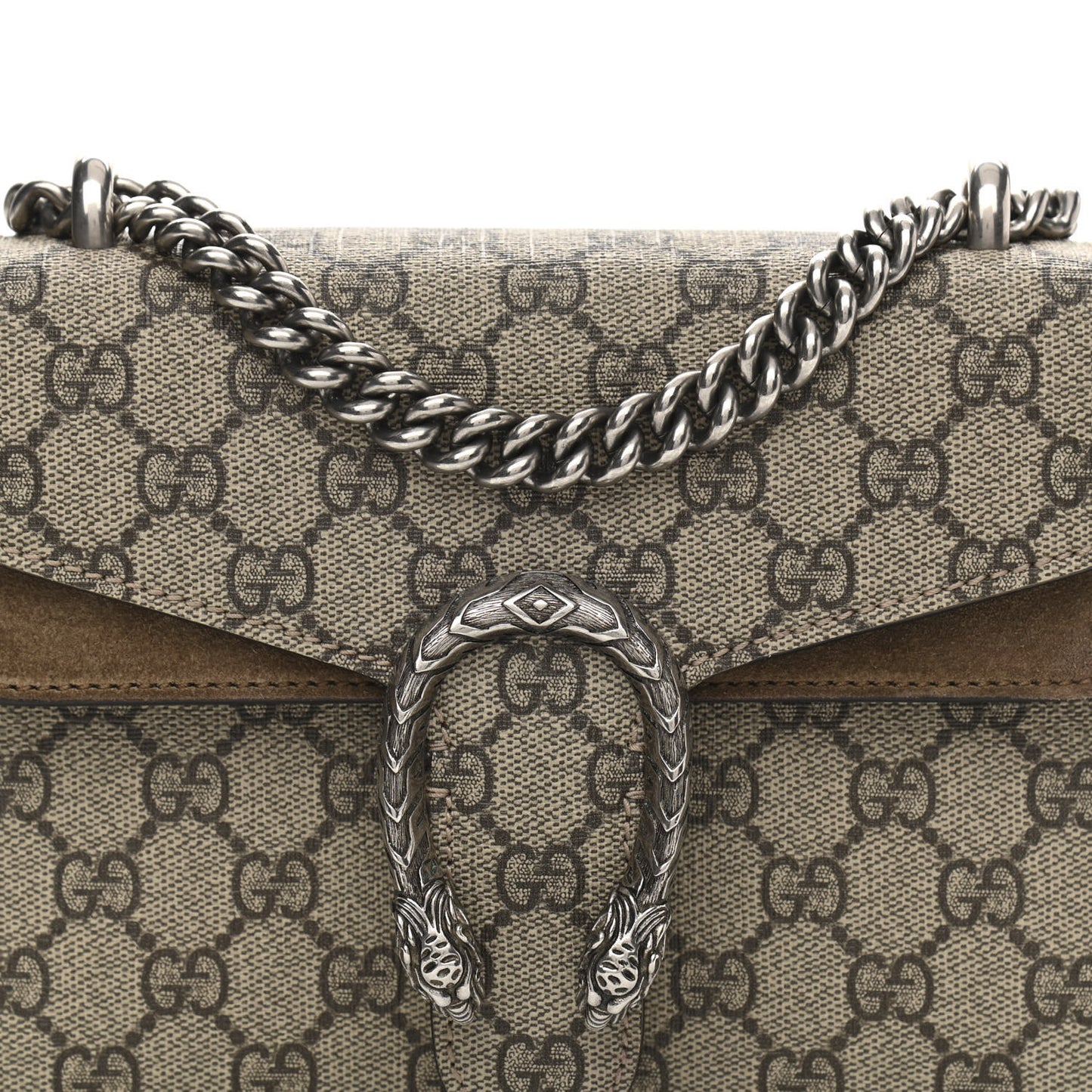 GG Supreme Monogram Mini Dionysus Shoulder Bag Taupe