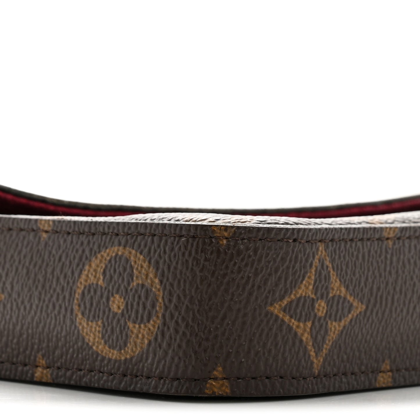 Monogram Pochette Felicie Chain Wallet Fuchsia