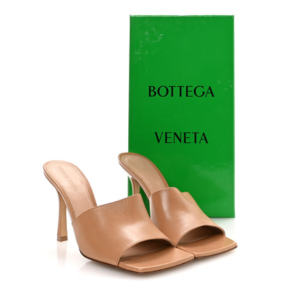 Bottega Veneta Lambskin Stretch Lounge Kid Mule Sandals 39 Saddle 8 of 8