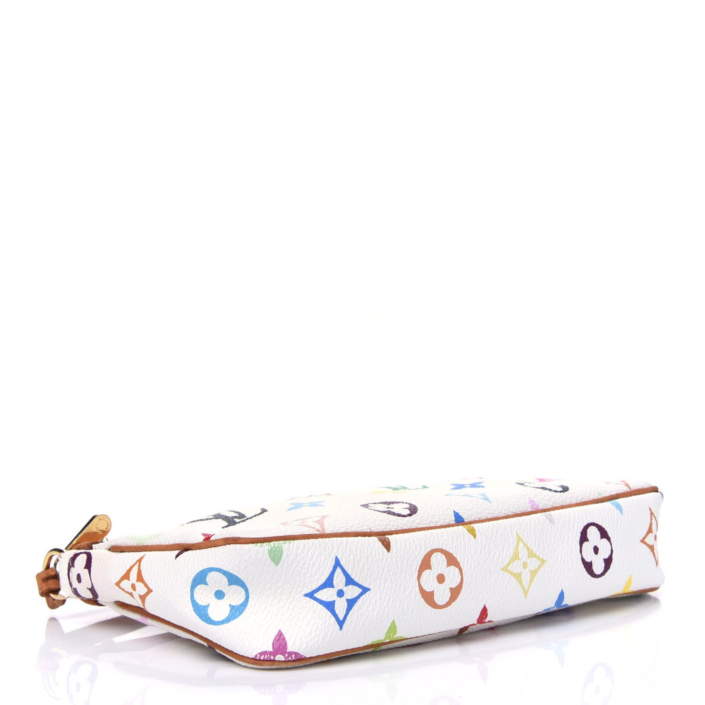 Monogram Multicolor Pochette Accessories White