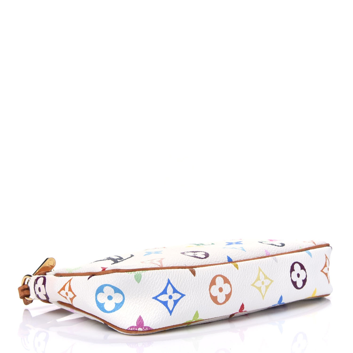 Louis Vuitton Monogram Multicolor Pochette Accessories White 3 of 7
