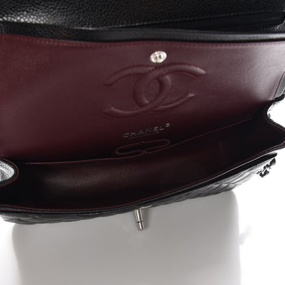 Chanel Caviar Quilted Medium Double Flap Black 6 of 8