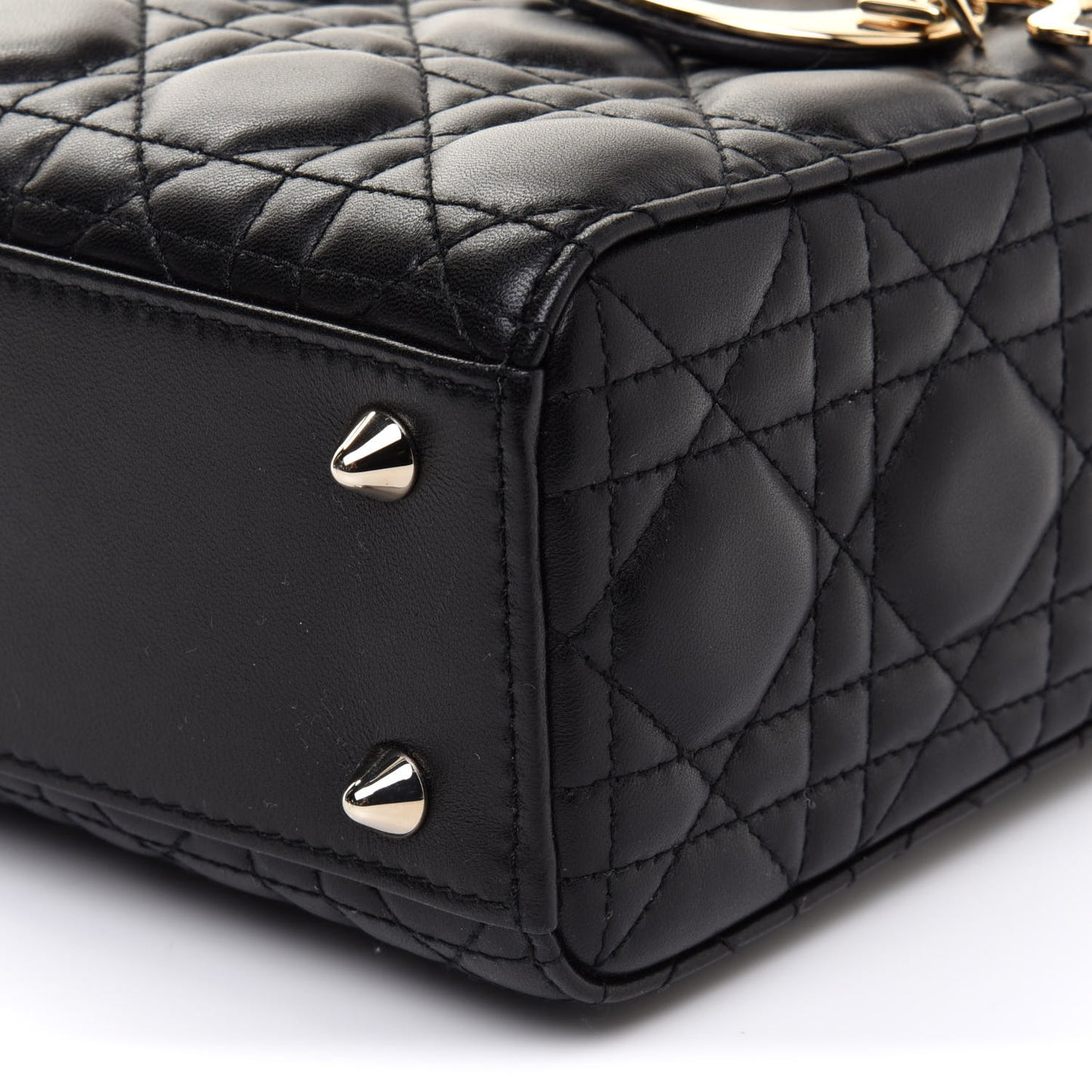 Lambskin Cannage Small My ABCDior Lady Dior Black
