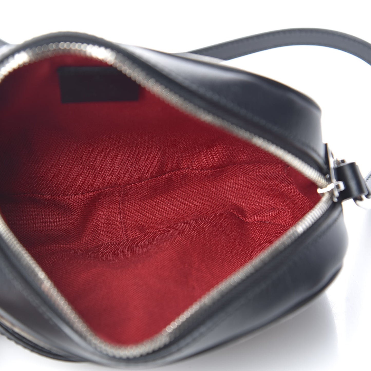 GG Supreme Monogram Web Small Shoulder Bag Black