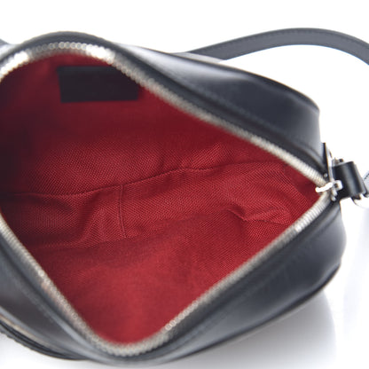 Gucci GG Supreme Monogram Web Small Shoulder Bag Black 5 of 11