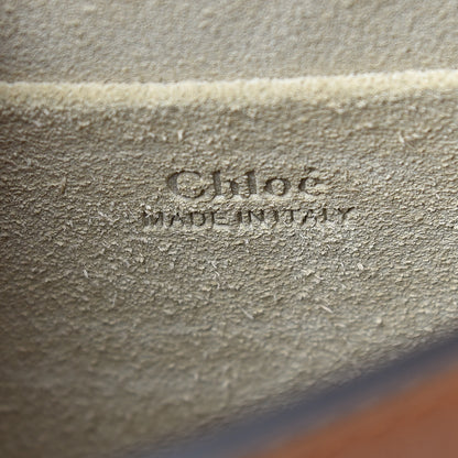 Chloe Calfskin Suede Small Nile Bracelet Bag Caramel 8 of 10