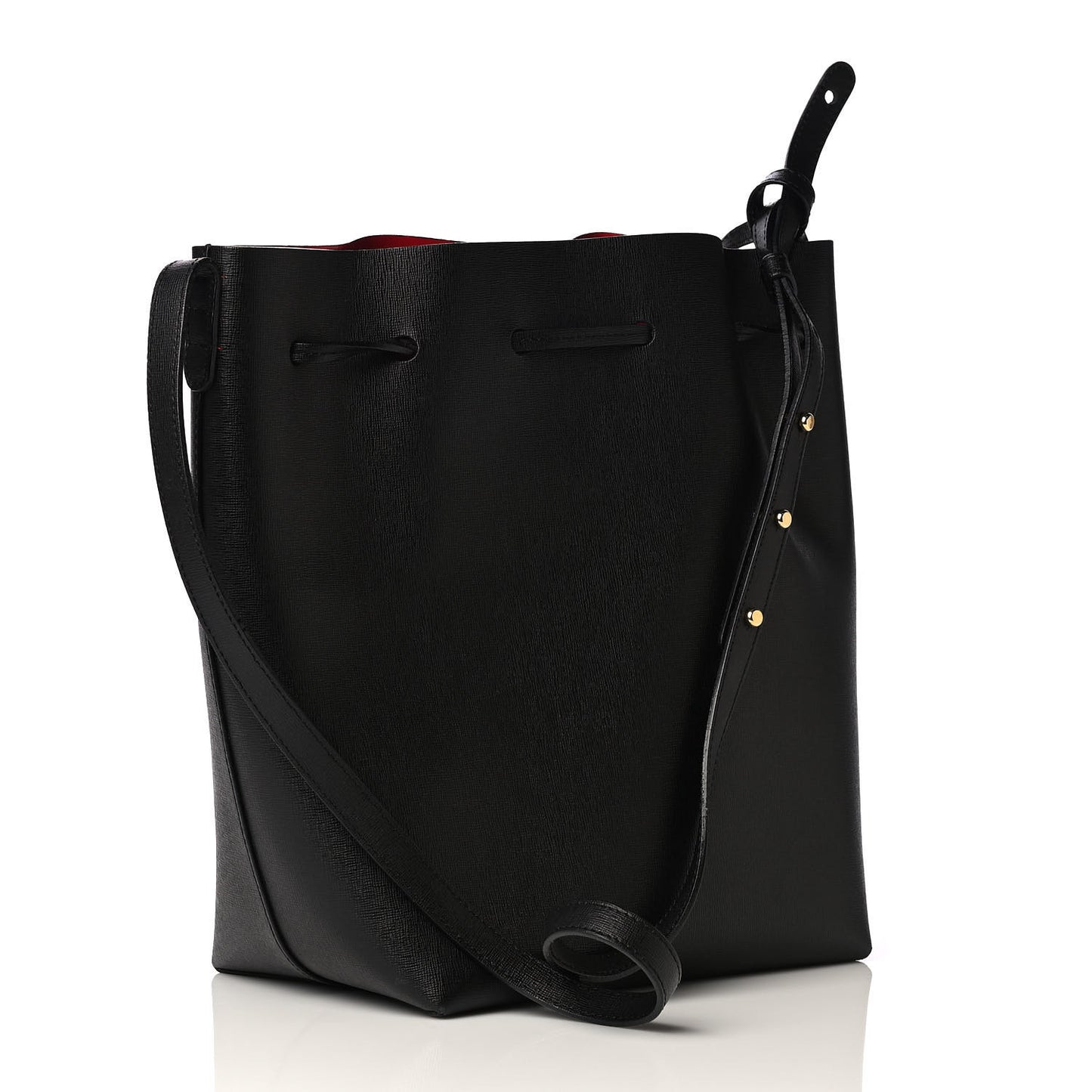 Saffiano Bucket Bag Black Flamma