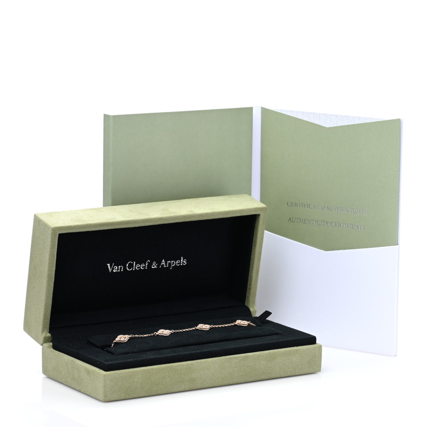 18K Rose Gold 6 Motifs Sweet Alhambra Bracelet