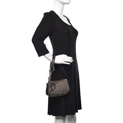 Christian Dior Monogram Shoulder Bag Pochette Blue 2 of 15