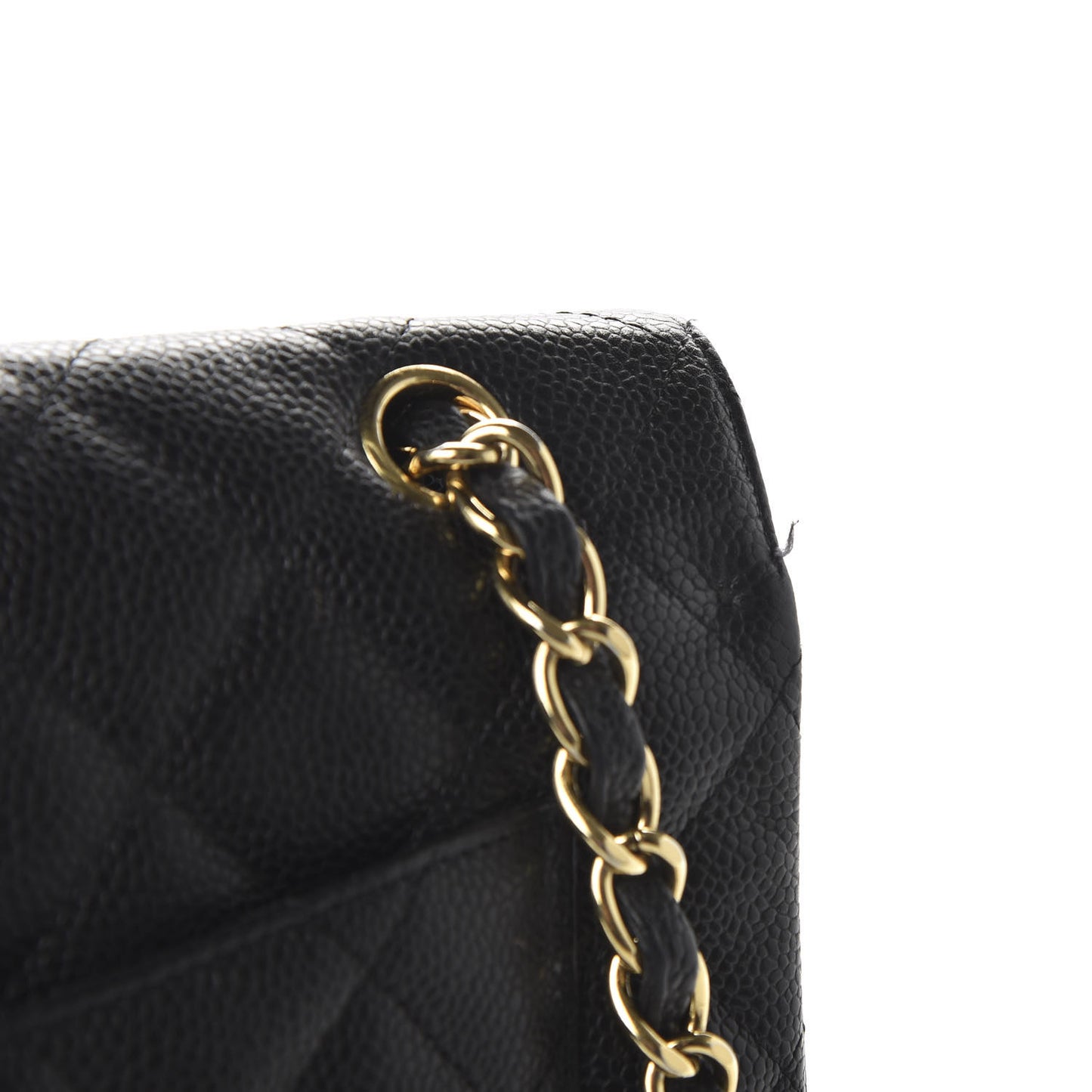 Caviar Quilted Maxi Single Flap Black