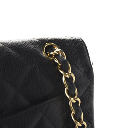 Chanel Caviar Quilted Maxi Single Flap Black 11 of 12