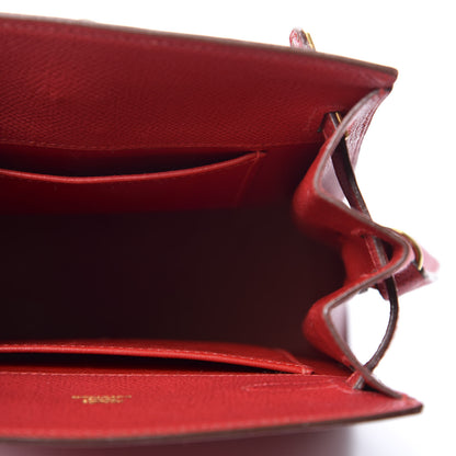 Hermes Courchevel Kelly Sport PM Rouge Vif 4 of 11