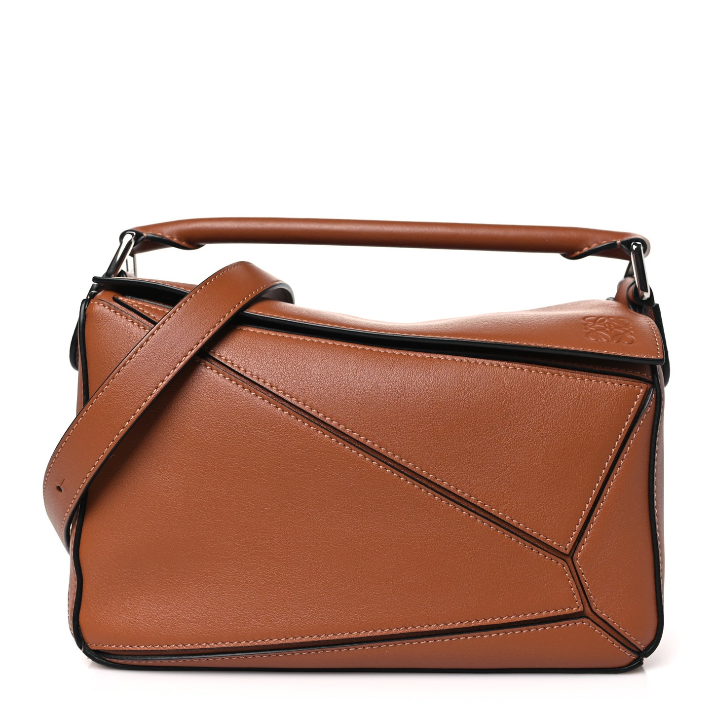 Calfskin Small Puzzle Bag Tan