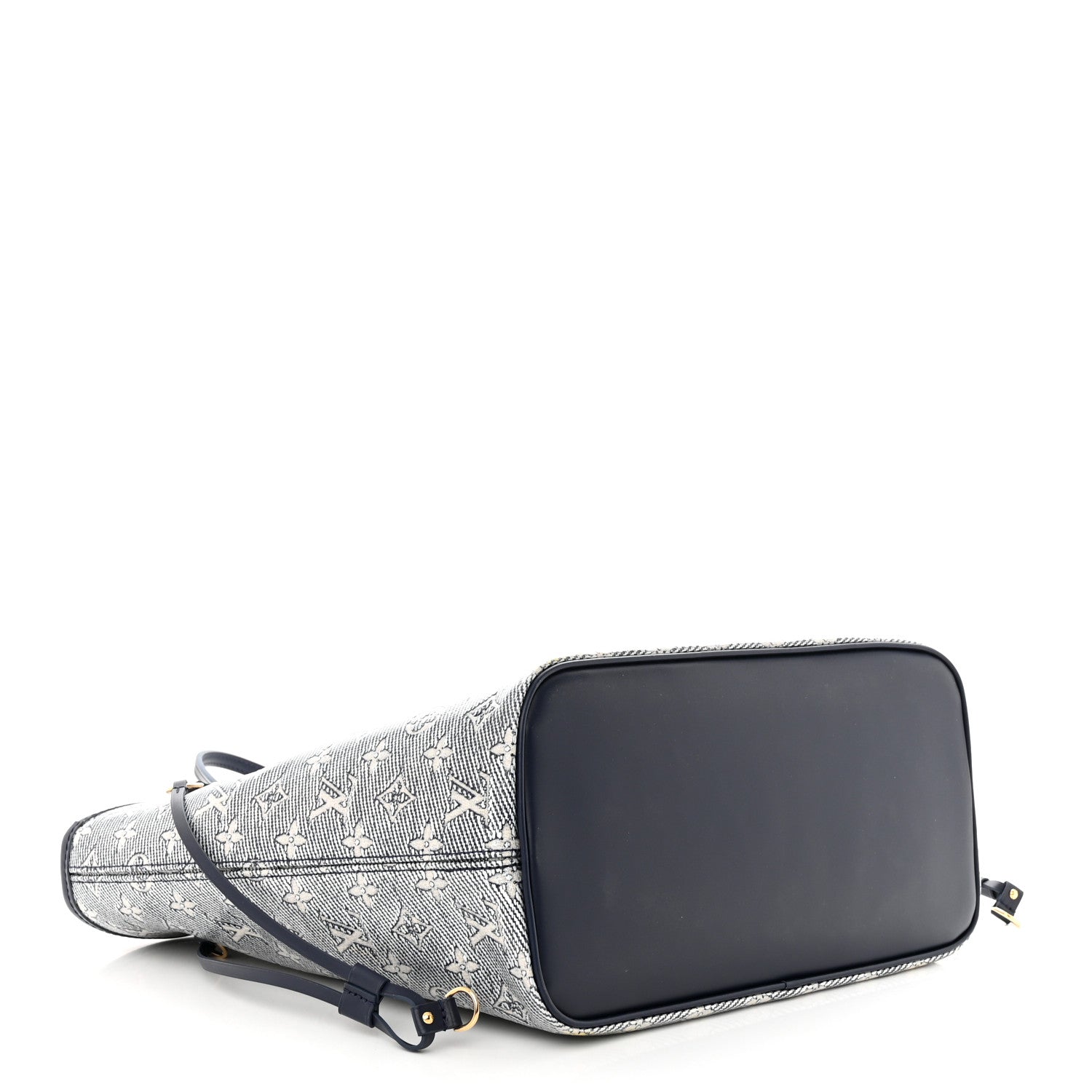 Louis Vuitton Monoglam Neverfull MM Blue 5 of 11