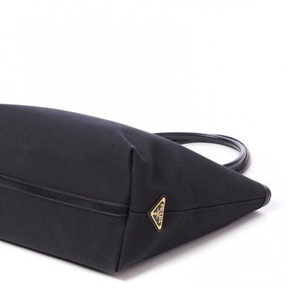 Prada Canvas Jacquard Logo Tote Black 6 of 8