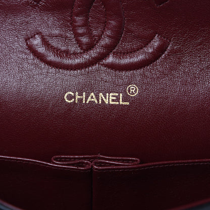 Chanel Lambskin Quilted Medium Double Flap Black 6 of 17