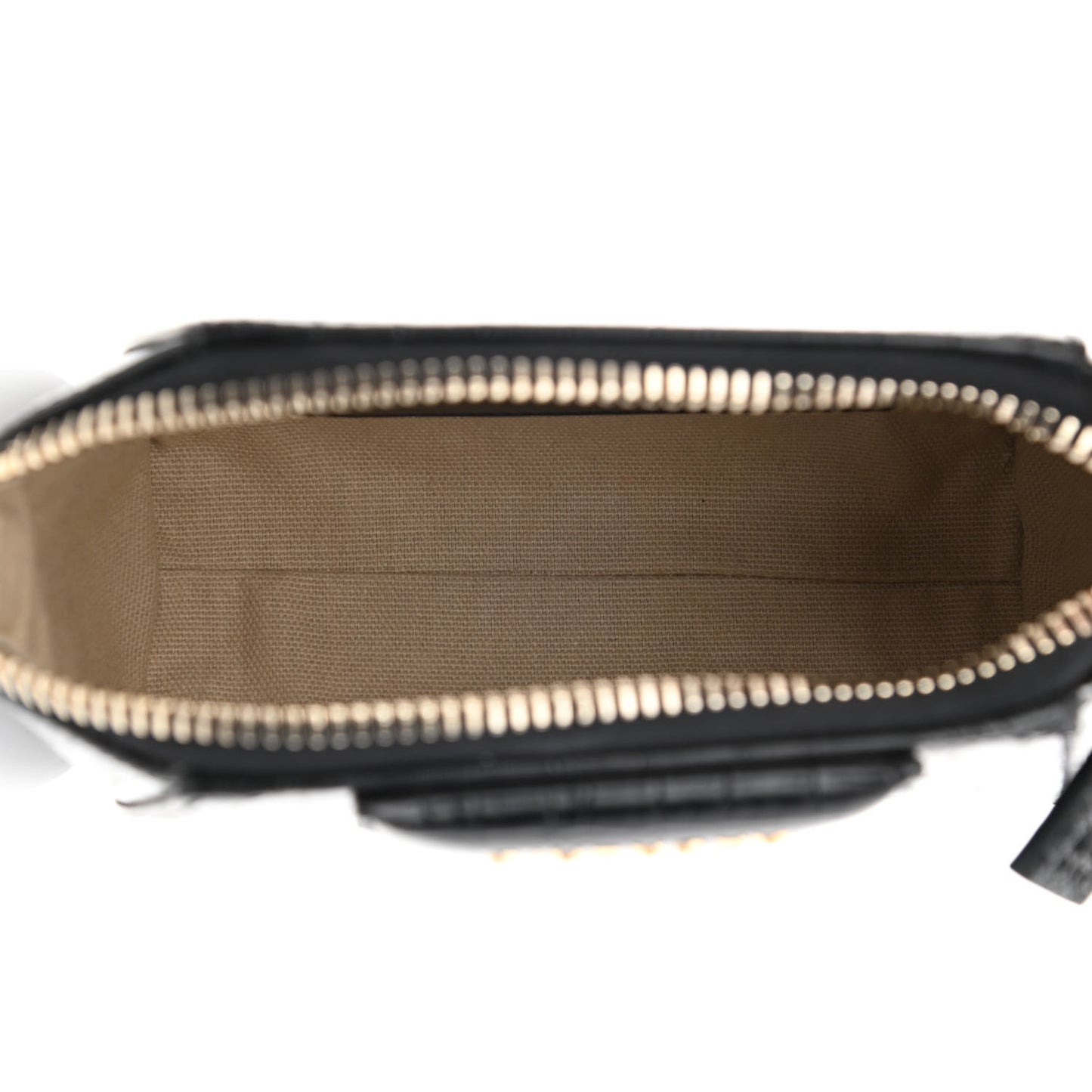 Calfskin Crocodile Embossed Nano Antigona Black