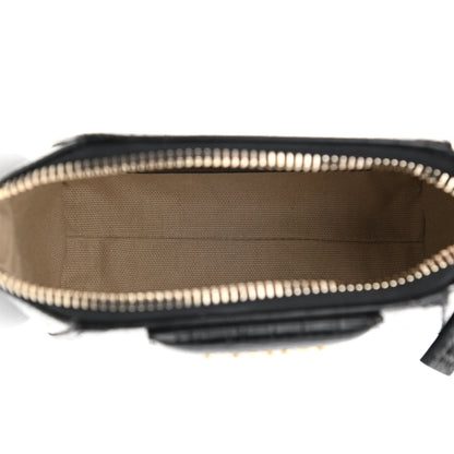 Givenchy Calfskin Crocodile Embossed Nano Antigona Black 5 of 9