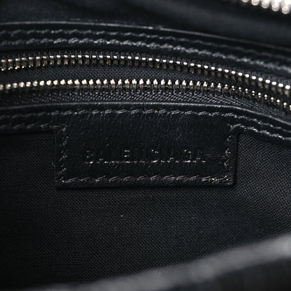 Balenciaga Agneau Arena Mini Le Cagole Duffle Crossbody Bag Black 6 of 10