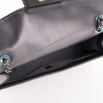 Chanel Metallic Calfskin Maharaja Express Flap Silver 5 of 6
