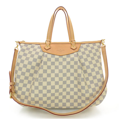 Louis Vuitton Damier Azur Siracusa GM 1 of 7