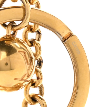 Louis Vuitton Metal Eclipse Bag Charm Key Holder Gold 5 of 6