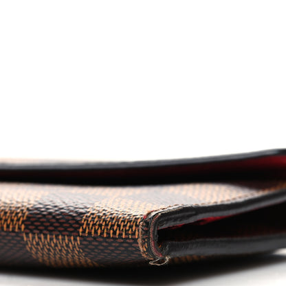 Louis Vuitton Damier Ebene Josephine Wallet Red 12 of 13