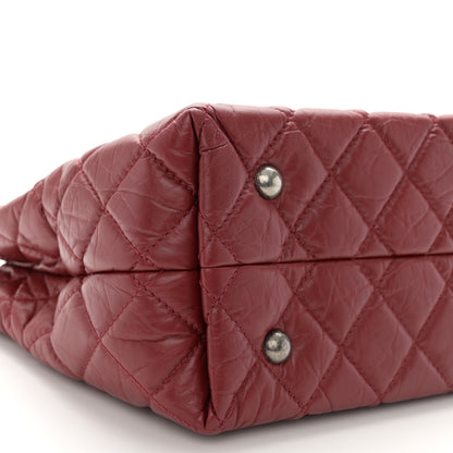 Chanel Aged Calfskin Quilted Reissue 2.55 Tote Red 9 of 12