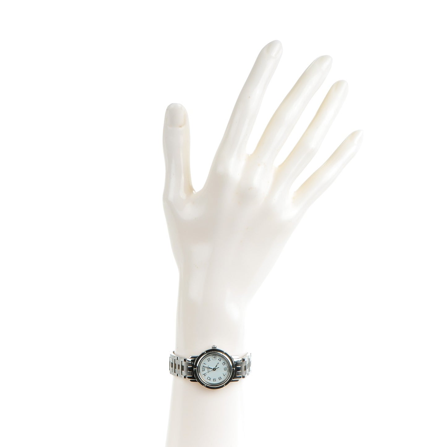Stainless Steel 24mm Clipper Quartz Watch White