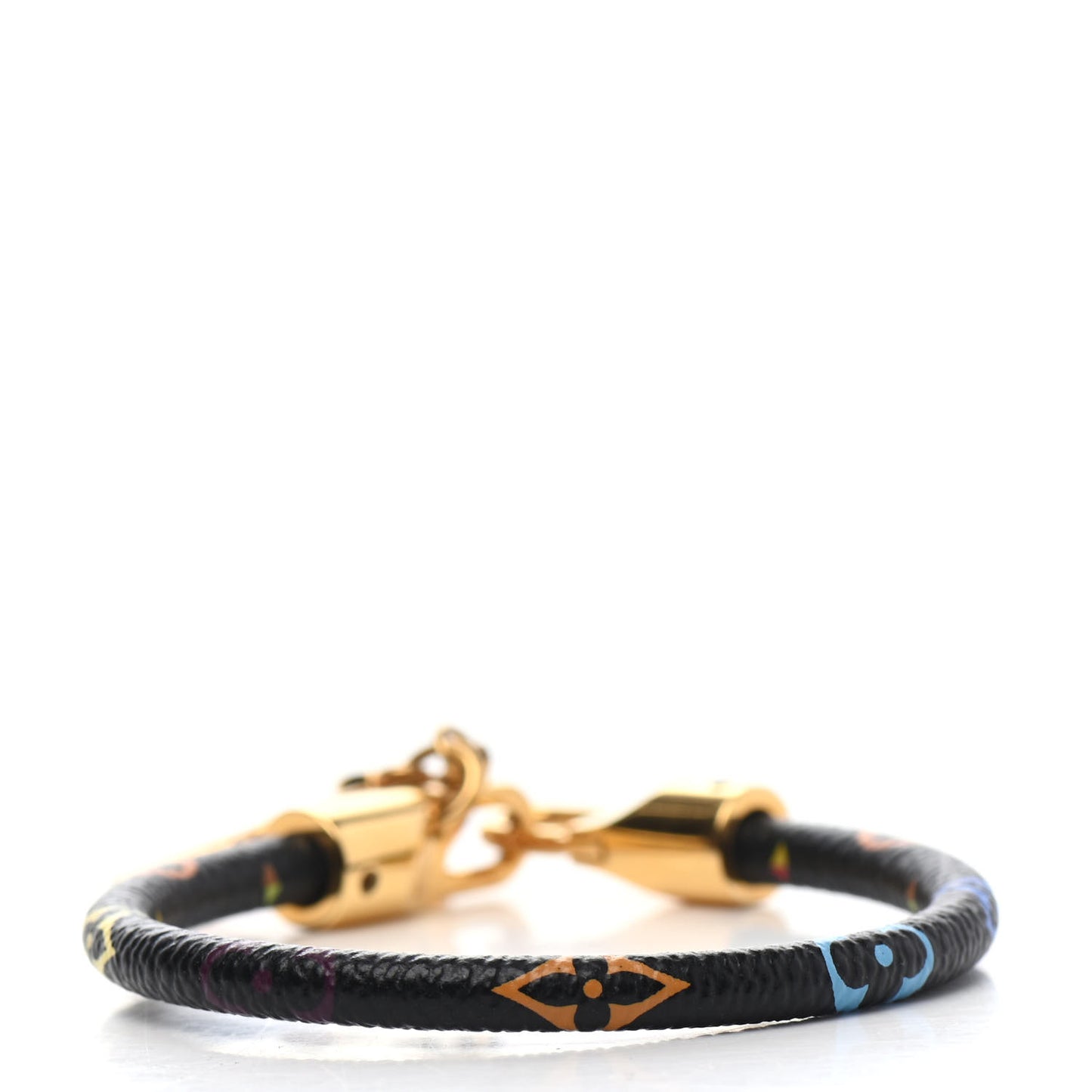 Monogram Multicolor Luck It Bracelet 19 Black