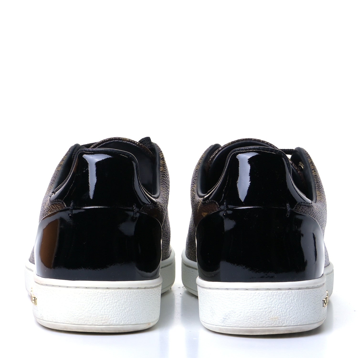 Louis Vuitton Patent Monogram Frontrow Sneakers 40 5 of 10
