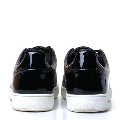 Louis Vuitton Patent Monogram Frontrow Sneakers 40 5 of 10