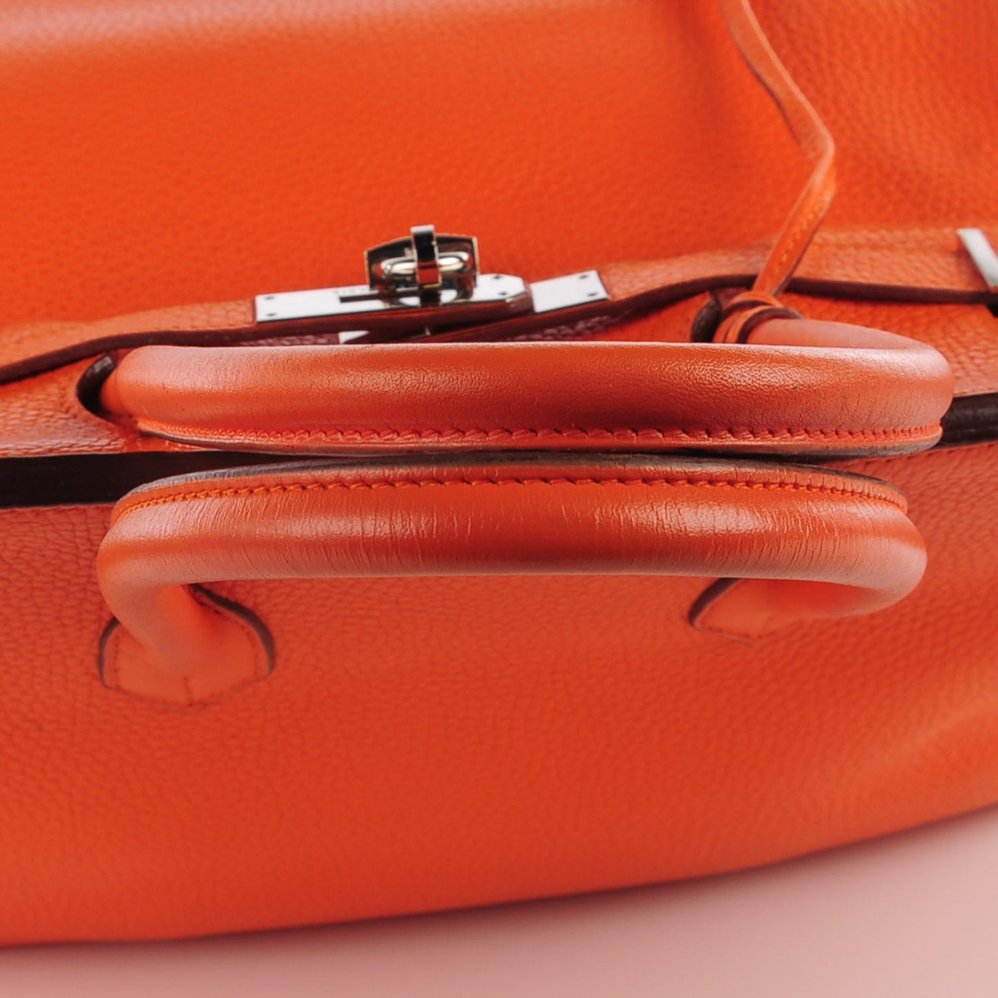 Taurillon Clemence Birkin 35 Orange