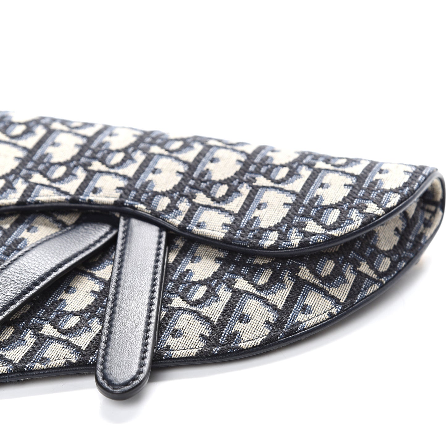 Oblique Saddle Belt Bag Blue