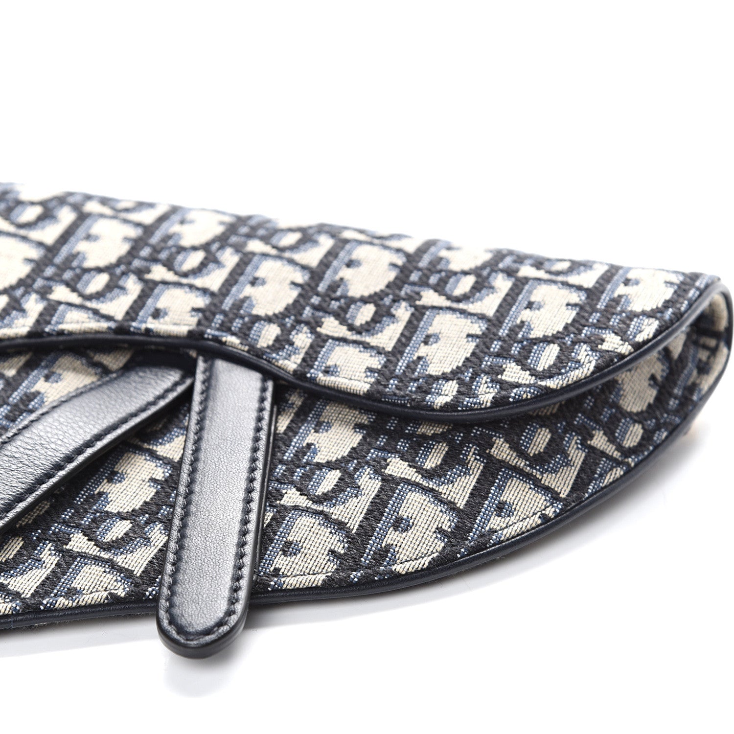 Christian Dior Oblique Saddle Belt Bag Blue 5 of 10