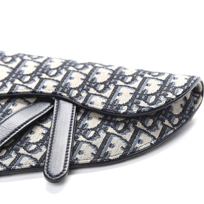Christian Dior Oblique Saddle Belt Bag Blue 5 of 10