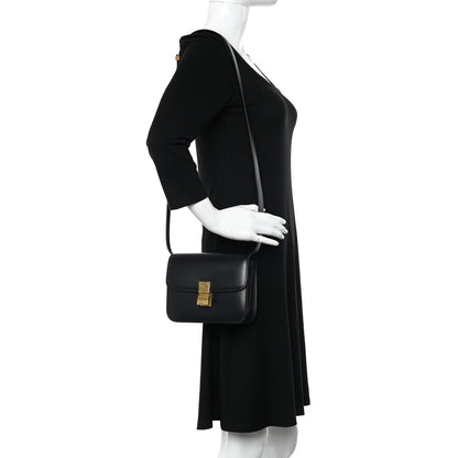 Celine Box Calfskin Teen Classic Box Flap Bag Black 2 of 9