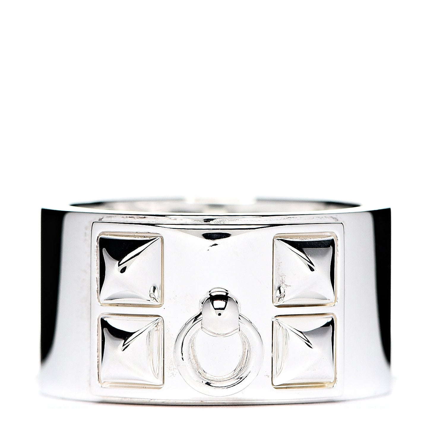 Sterling Silver Collier De Chien CDC Ring 59 8.75