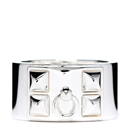 Hermes Sterling Silver Collier De Chien CDC Ring 59 8.75 1 of 4