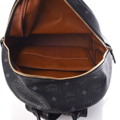 MCM Visetos Studded Medium Stark M Backpack Black 5 of 7
