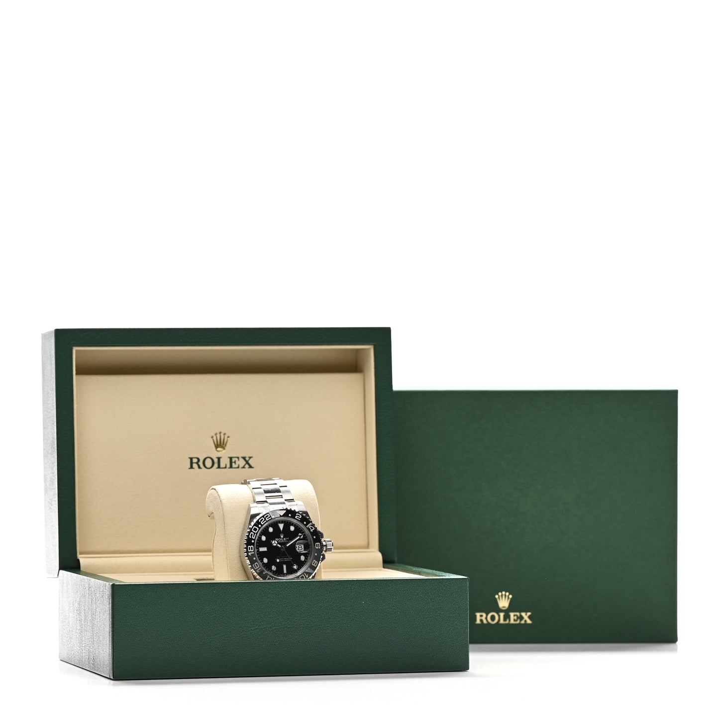 Stainless Steel 40mm Oyster Perpetual Date GMT Master II Bruce Wayne Watch Black 126710GRNR
