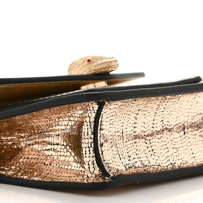 Bulgari Metallic Calfskin Serpenti Forever Micro Bag  Gold 9 of 11