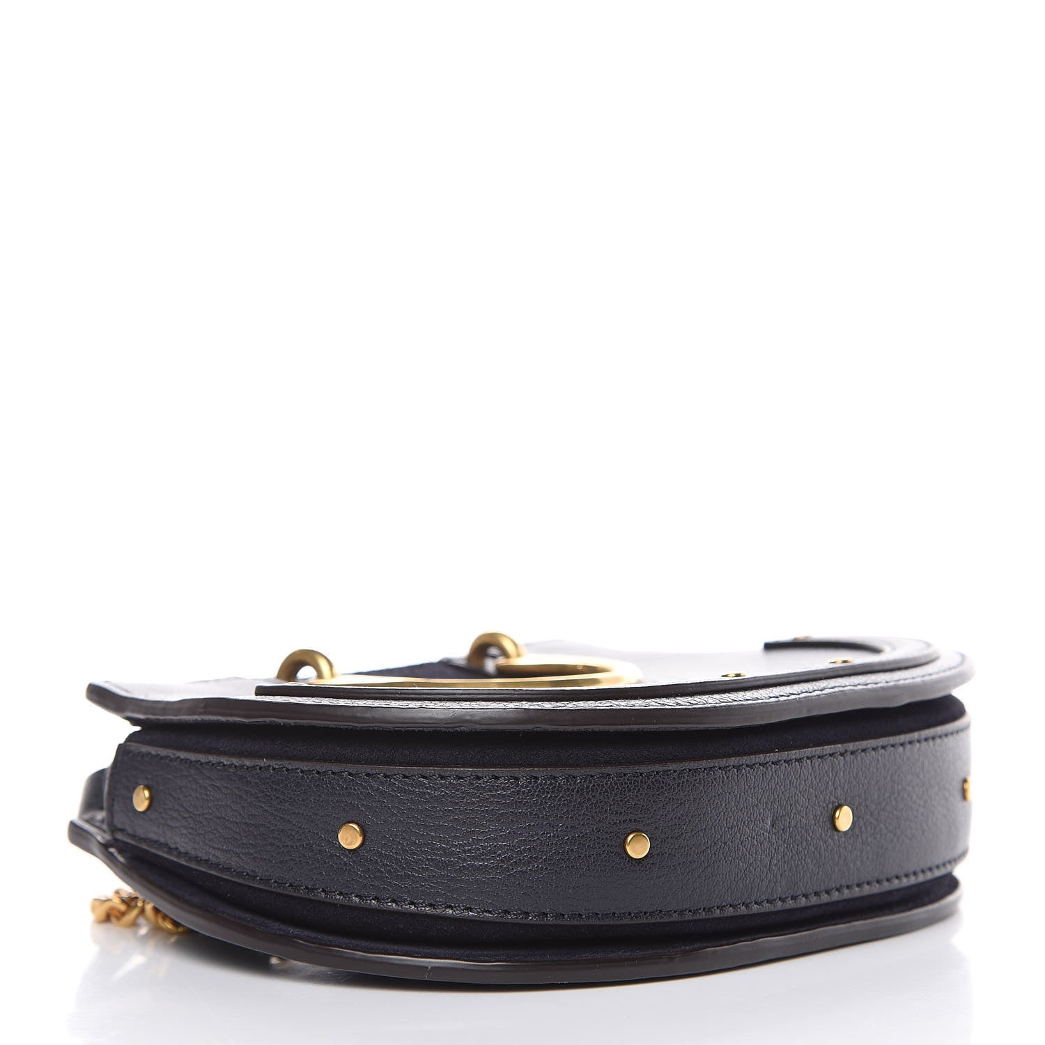 Chloe Calfskin Suede Mini Pixie Signature Belt Bag Full Blue 4 of 8