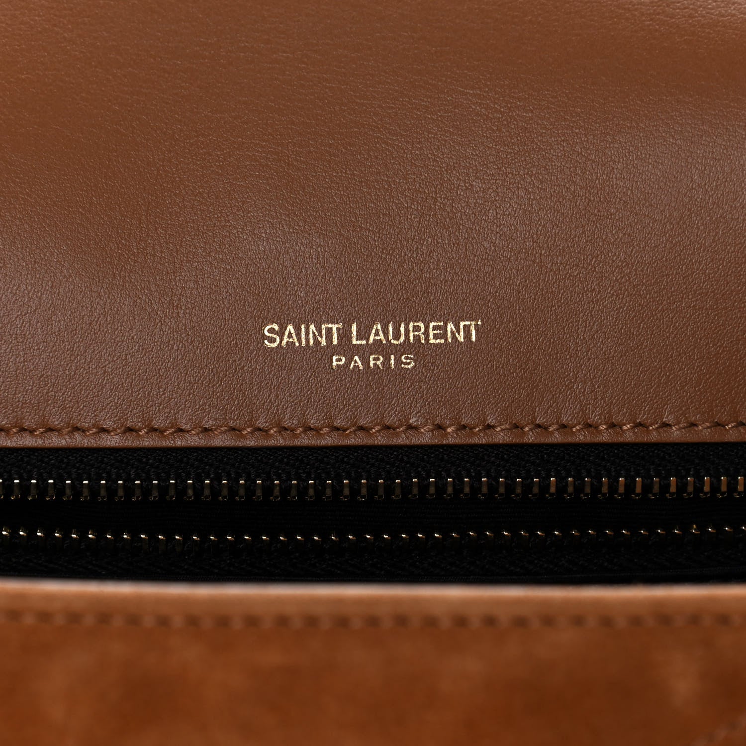 Saint Laurent Suede Monogram Medium Niki Chain Satchel Cinnamon 6 of 12
